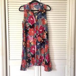 3/20 women sleeveless buttons down summer dress